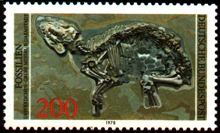 BRIEFMARKE MIT URPFERD